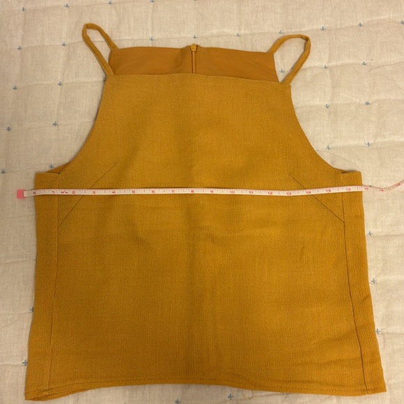 Summer Yellow Linen-blend top - Picture 4 of 5